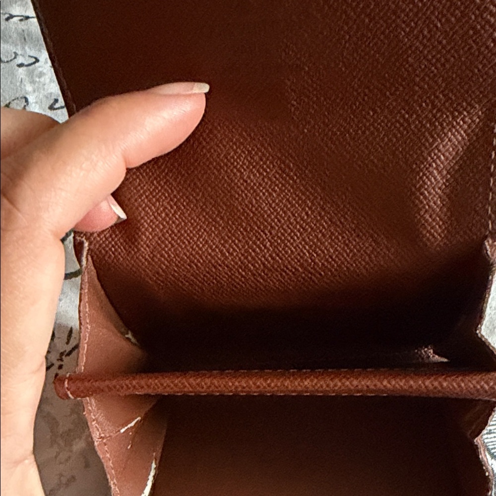 Louis Vuitton Monogram Canvas Compact Wallet in Brown and Gold - Picture 4 of 11